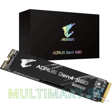 SSD диск Gigabyte AORUS Gen4 SSD 500GB (GP-AG4500G) картинка 3